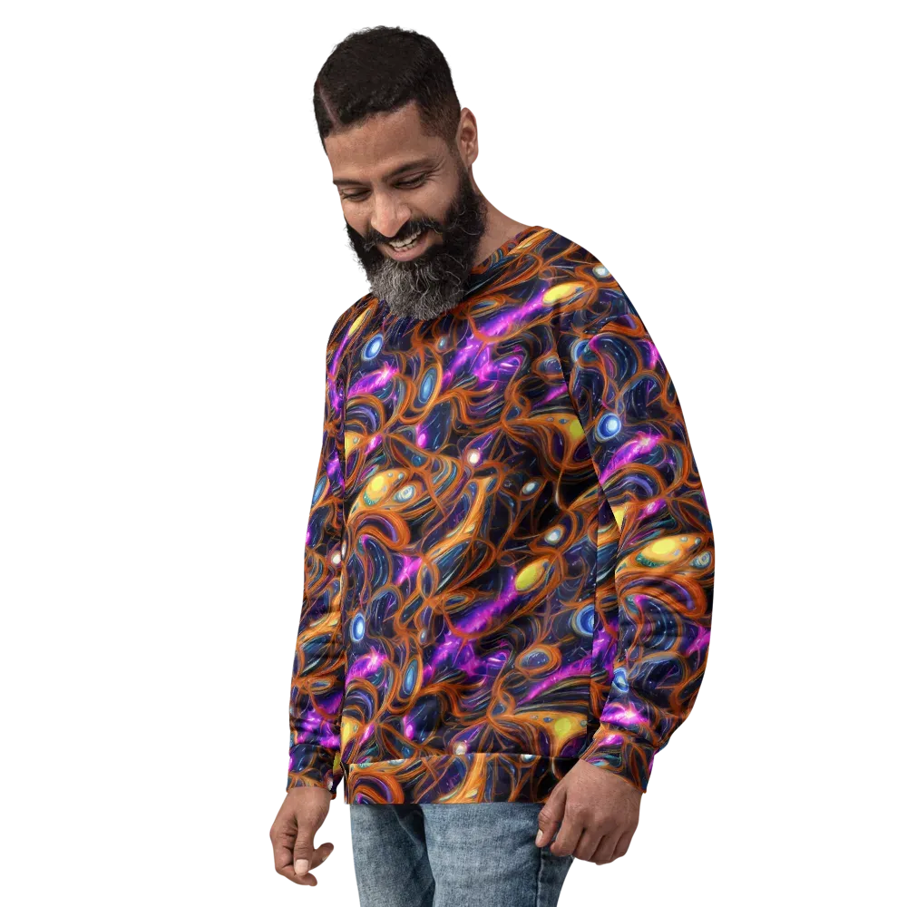 Magnetic Aurora on Sweatshirt — Left Front