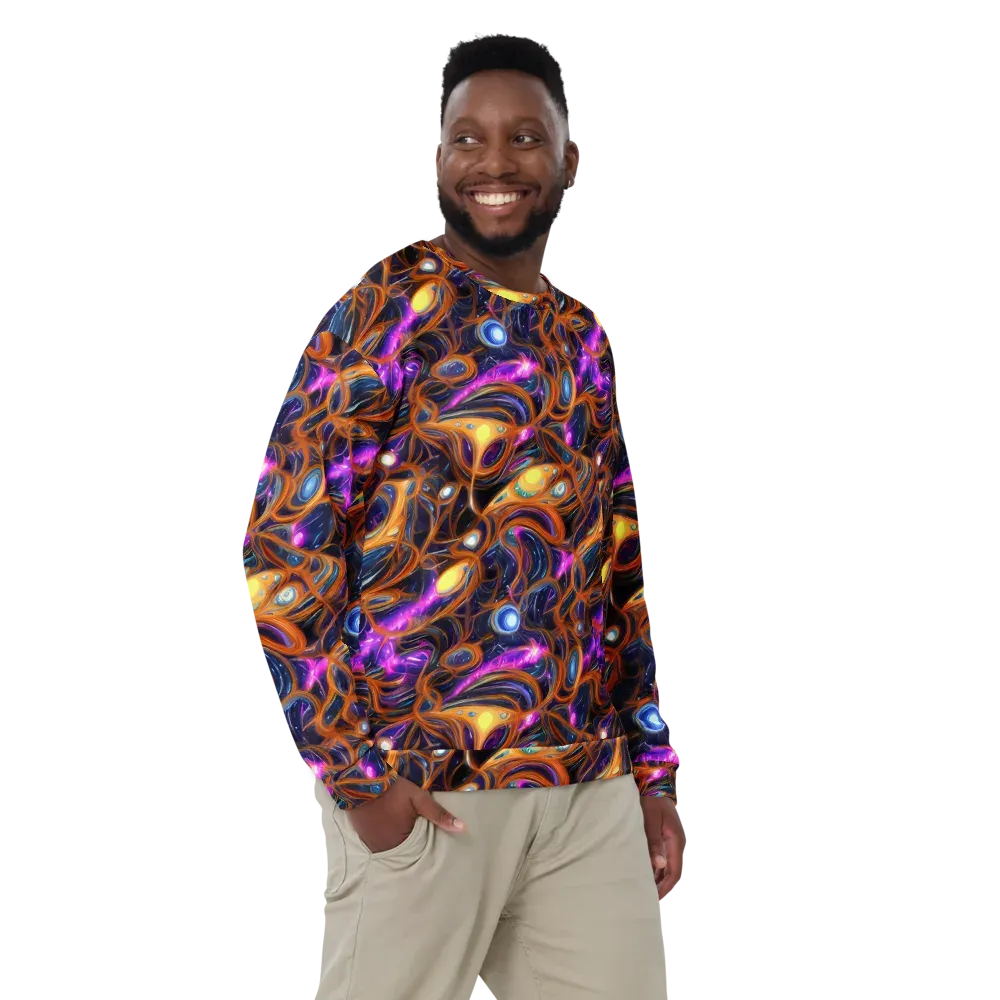 Magnetic Aurora on Sweatshirt — Front