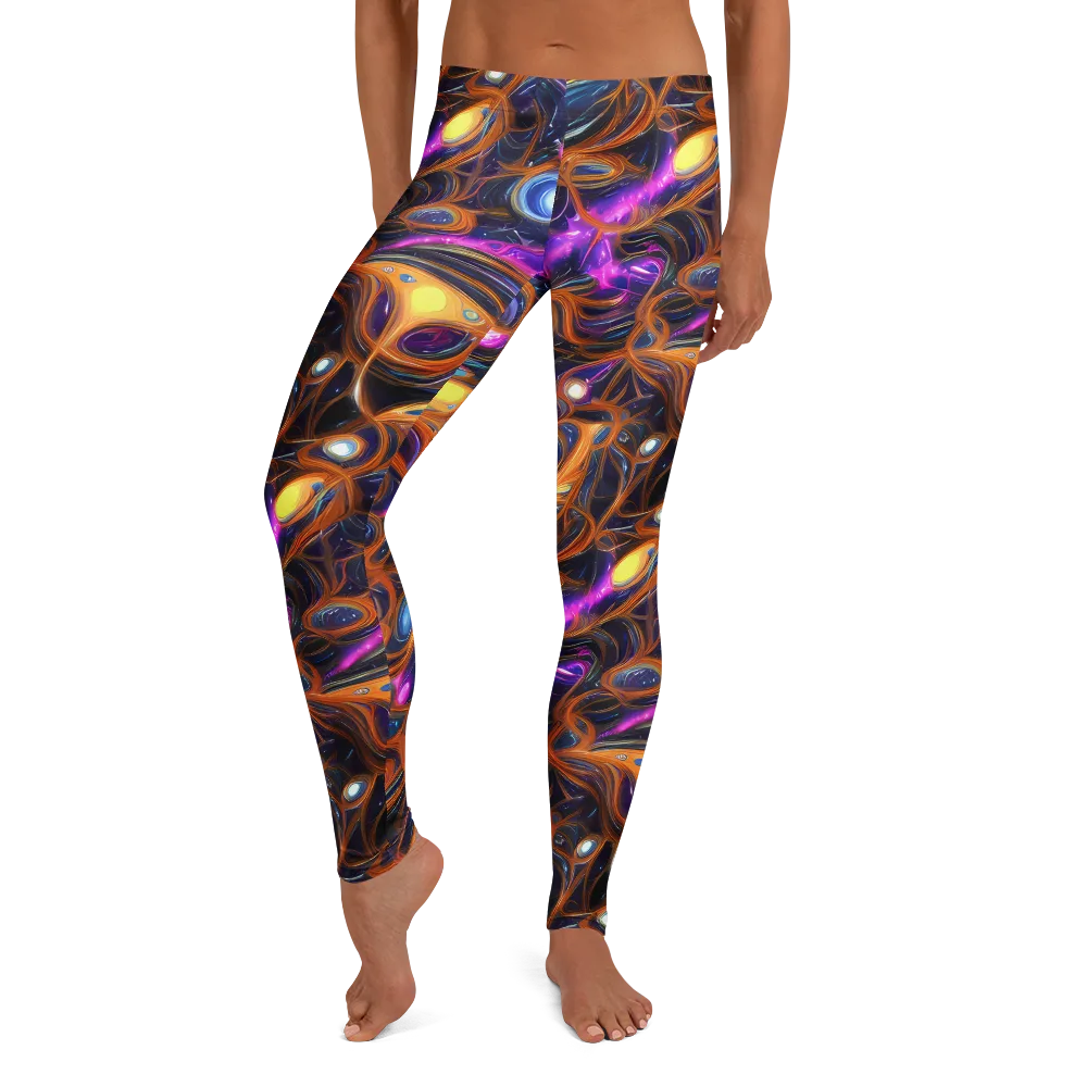 Magnetic Aurora on Leggings — Front