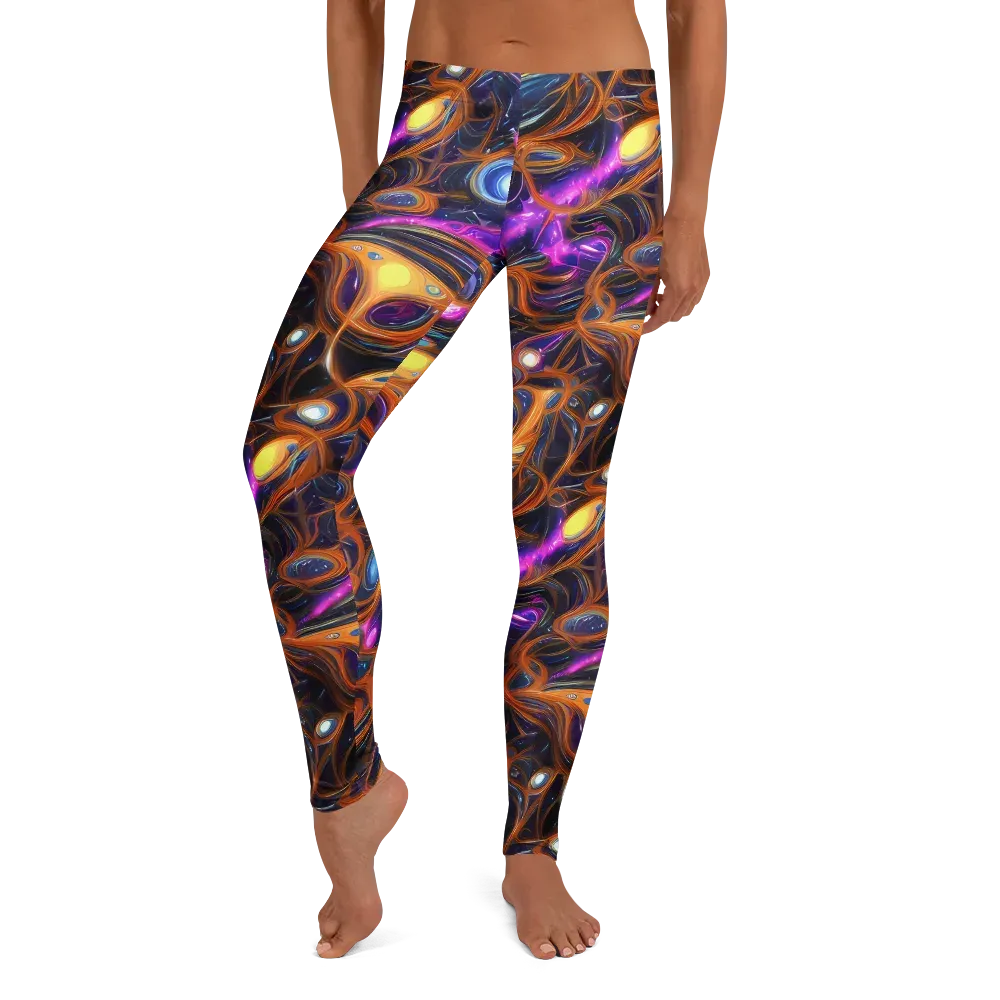 Magnetic Aurora on Leggings — Front