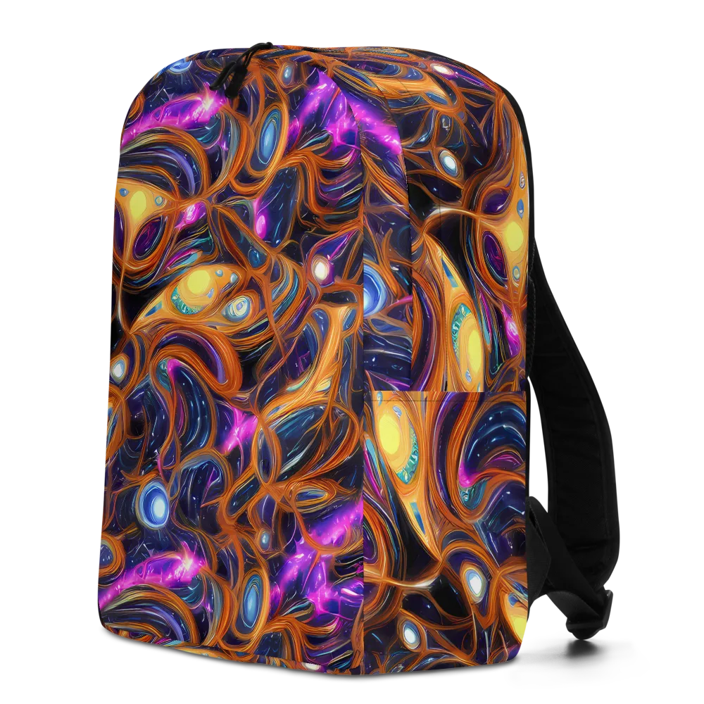 Magnetic Aurora on Minimalist Backpack — Left