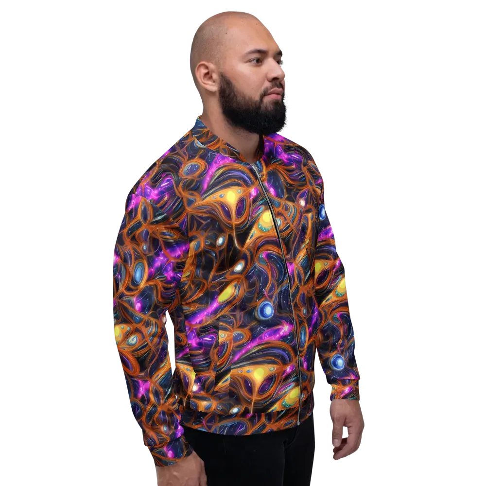 Magnetic Aurora on Bomber Jacket — Right