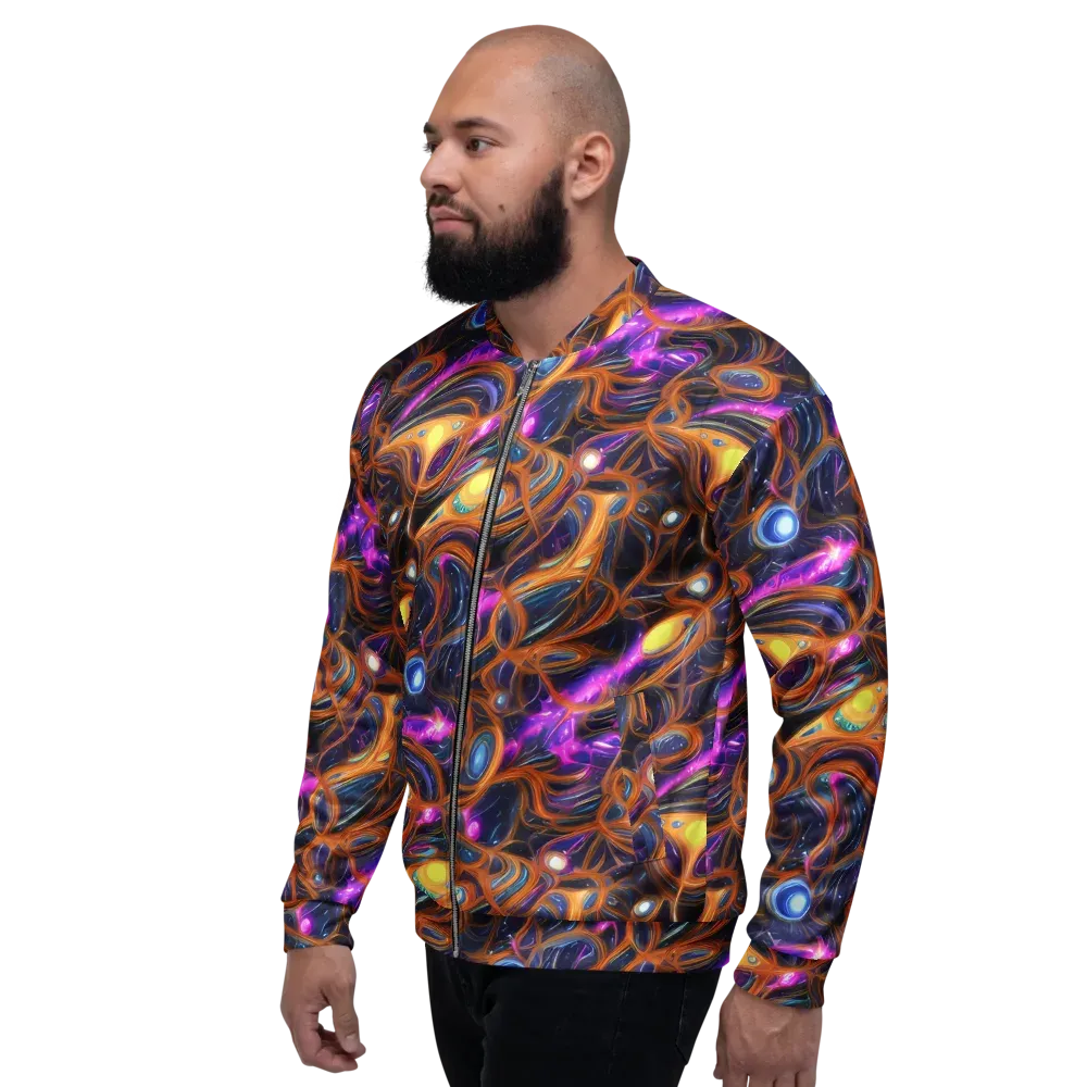 Magnetic Aurora on Bomber Jacket — Left