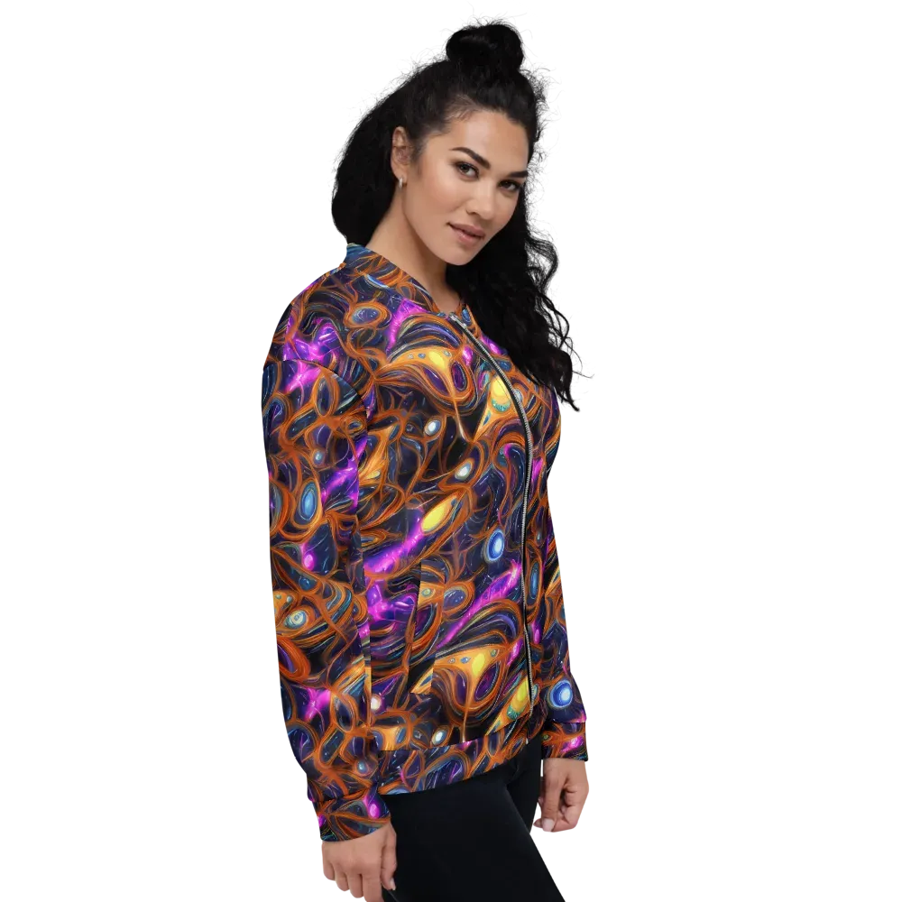 Magnetic Aurora on Bomber Jacket — Right
