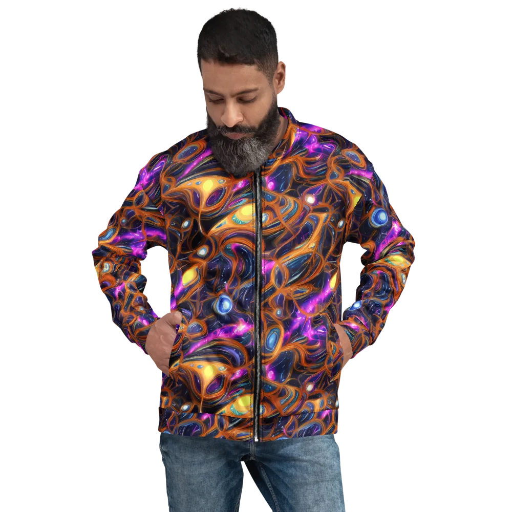 Magnetic Aurora on Bomber Jacket — Front