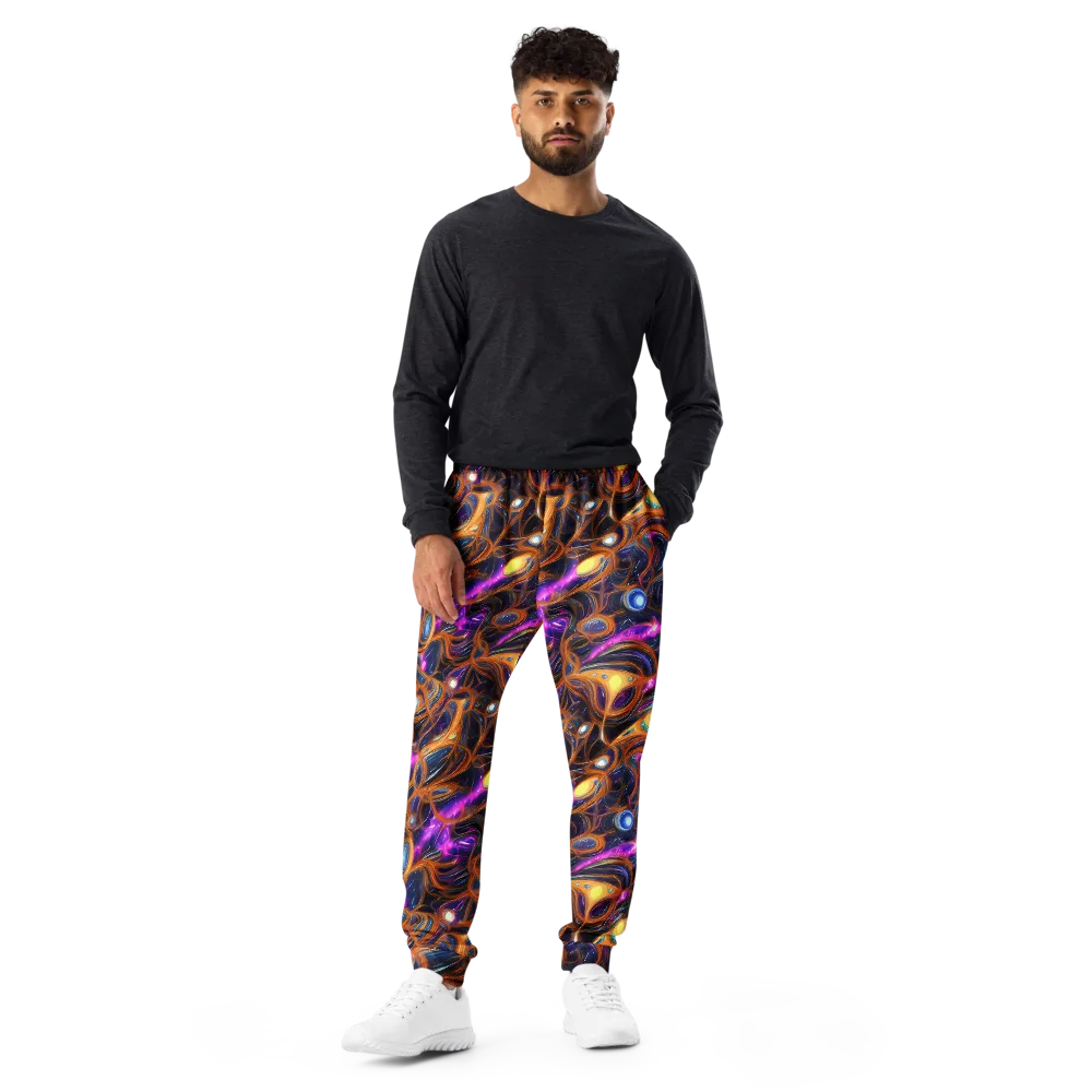 Magnetic Aurora on Men's Joggers — Front