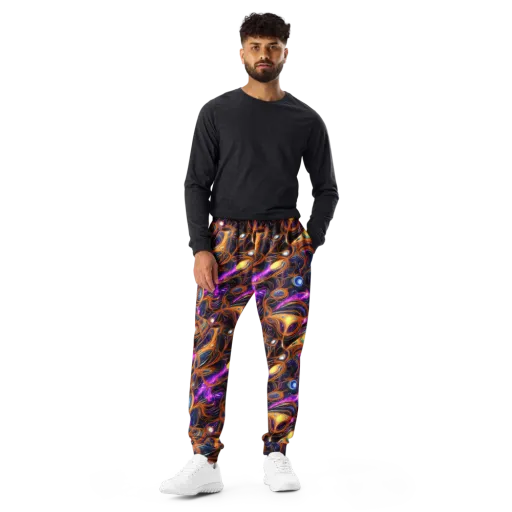 Magnetic Aurora on a Men's Joggers