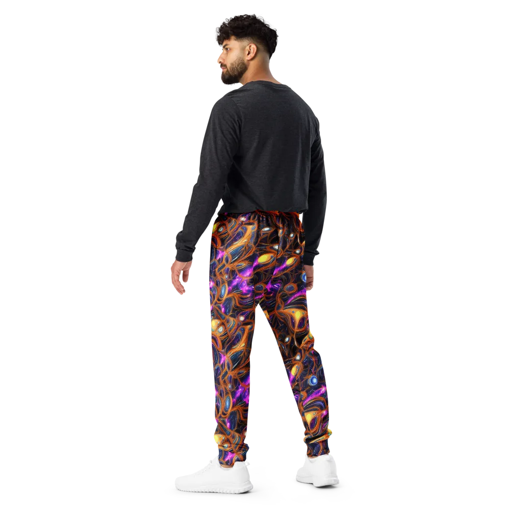 Magnetic Aurora on Men's Joggers — Back