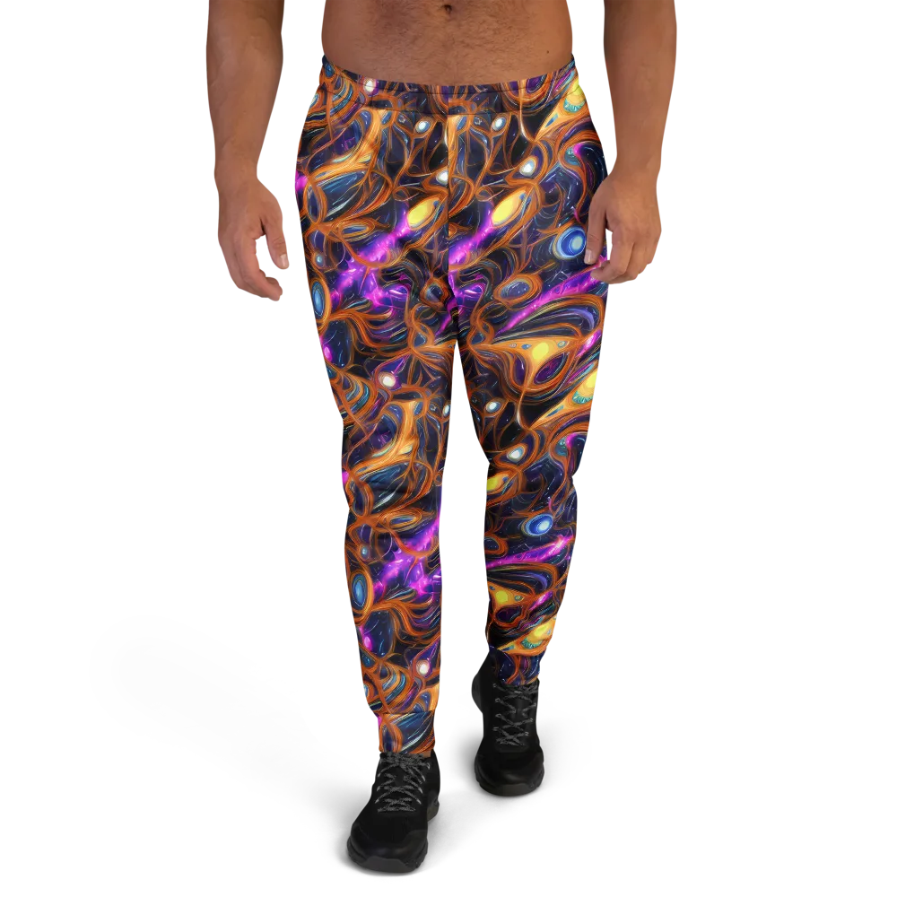 Magnetic Aurora on Men's Joggers — Front
