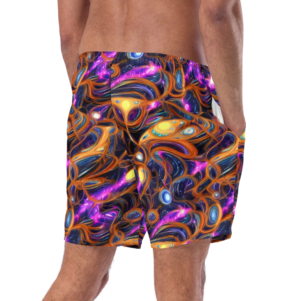 Magnetic Aurora on Swim Trunks — Right Back
