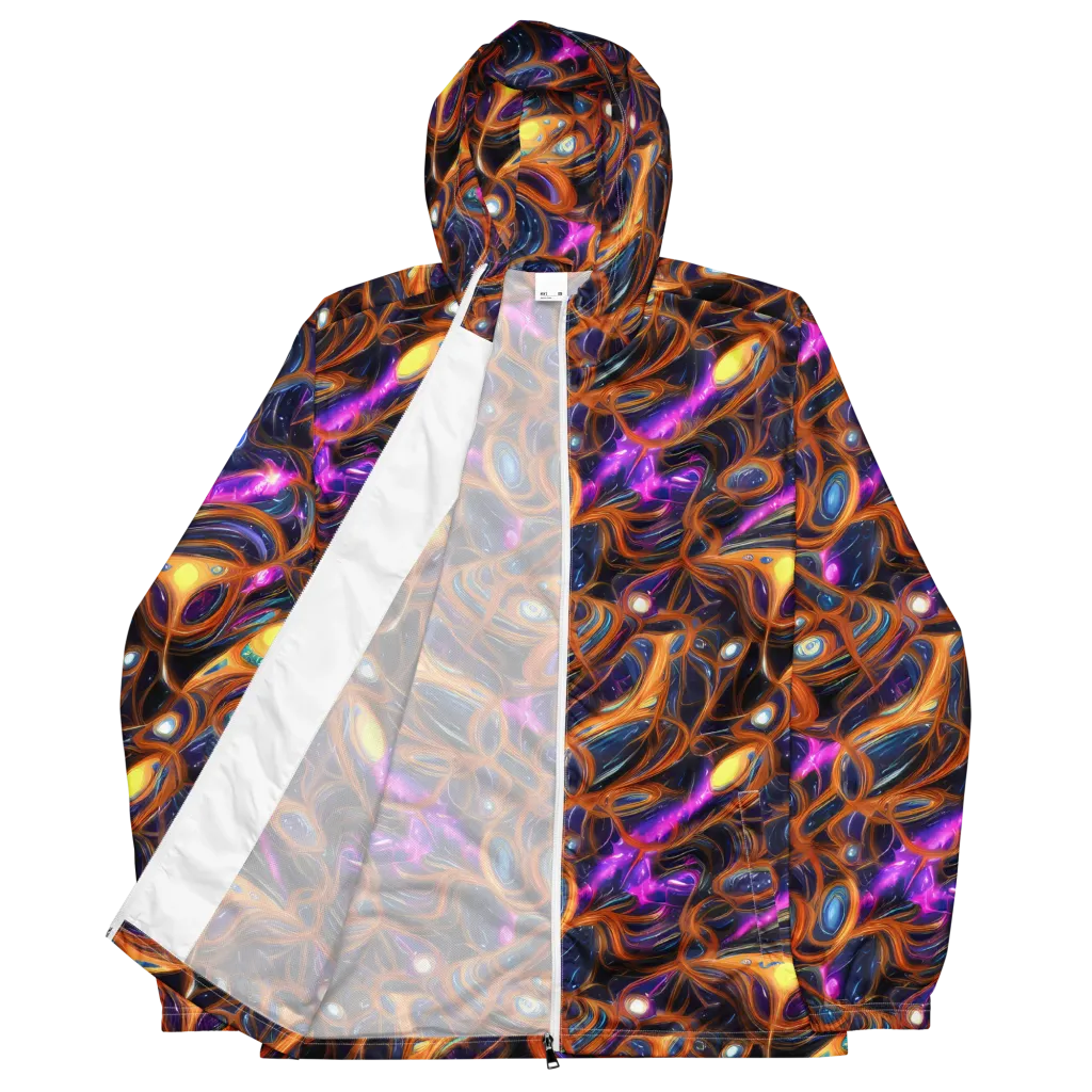 Magnetic Aurora on Men's Windbreaker — Front