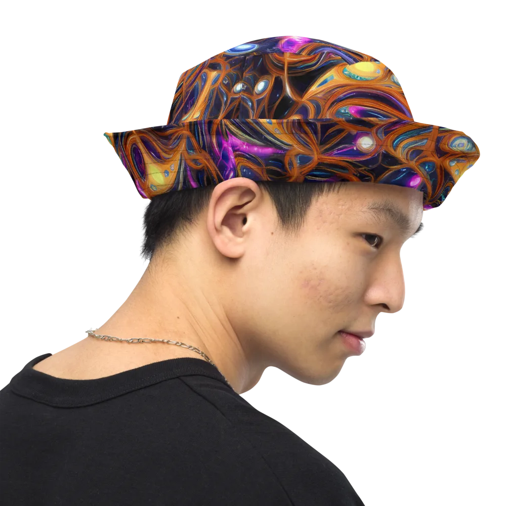 Magnetic Aurora on Reversible Bucket Hat — Right Outside