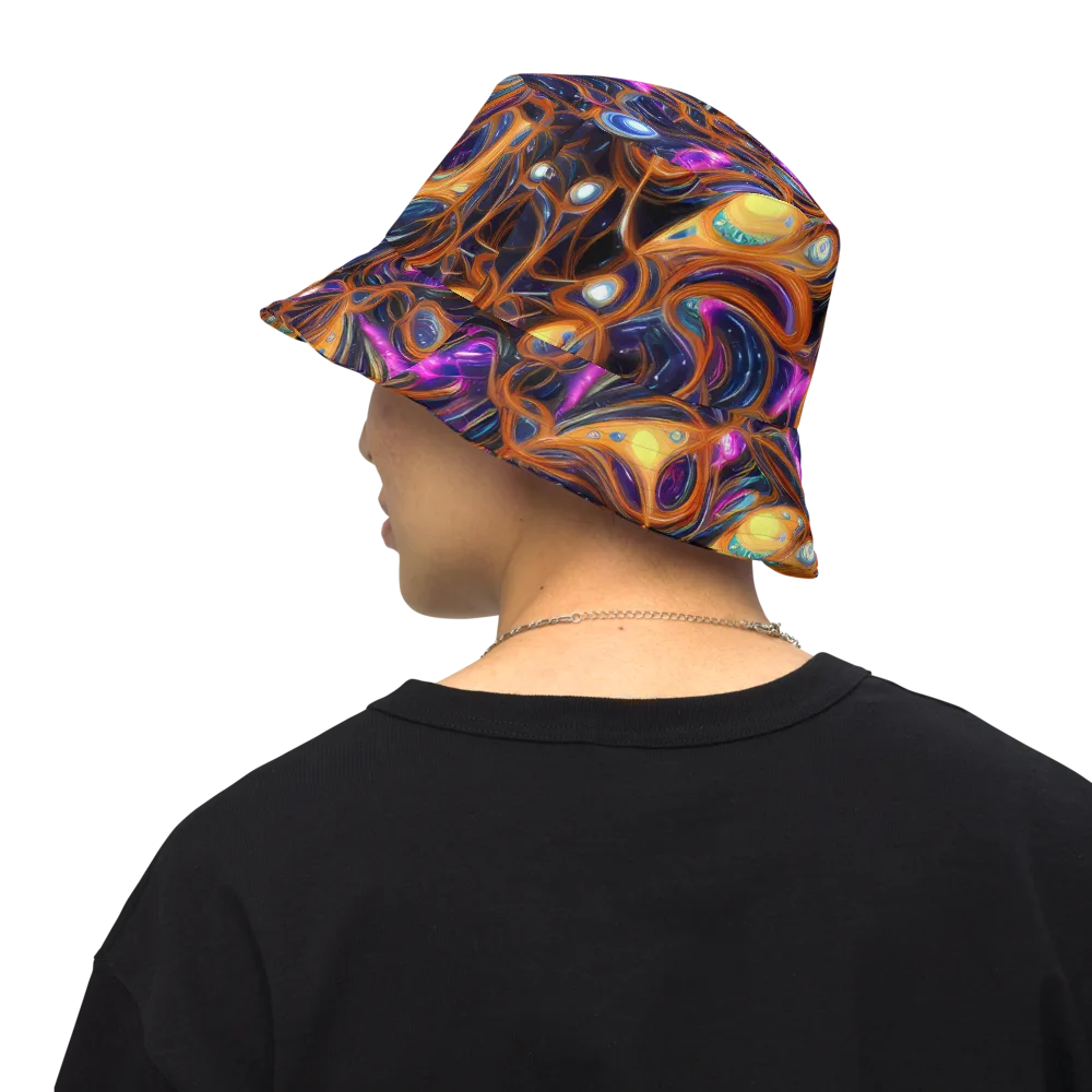 Magnetic Aurora on Reversible Bucket Hat — Back Inside