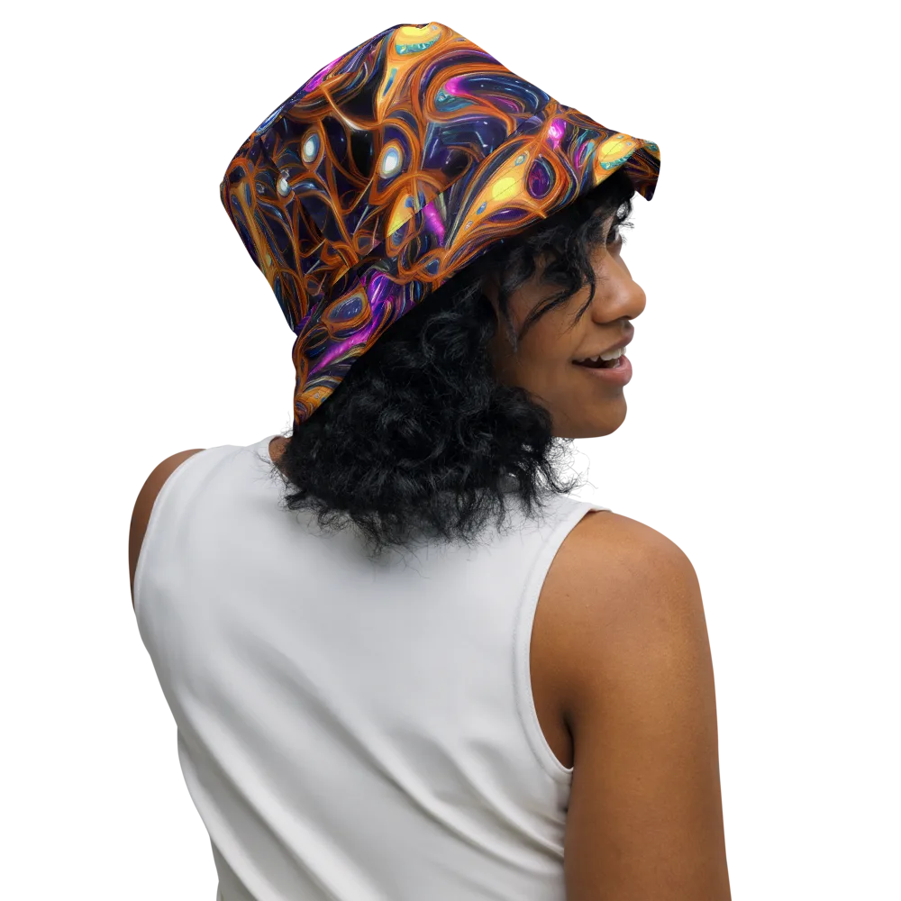 Magnetic Aurora on Reversible Bucket Hat — Right Outside