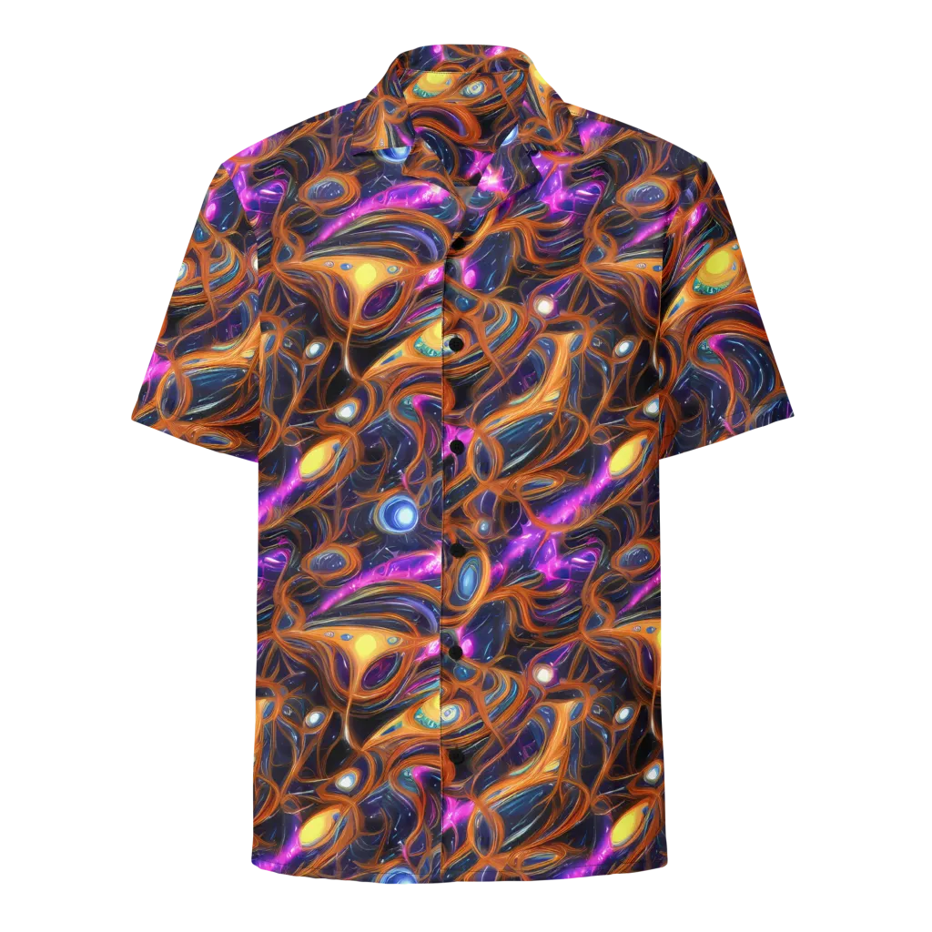 Magnetic Aurora on Button Shirt — Front