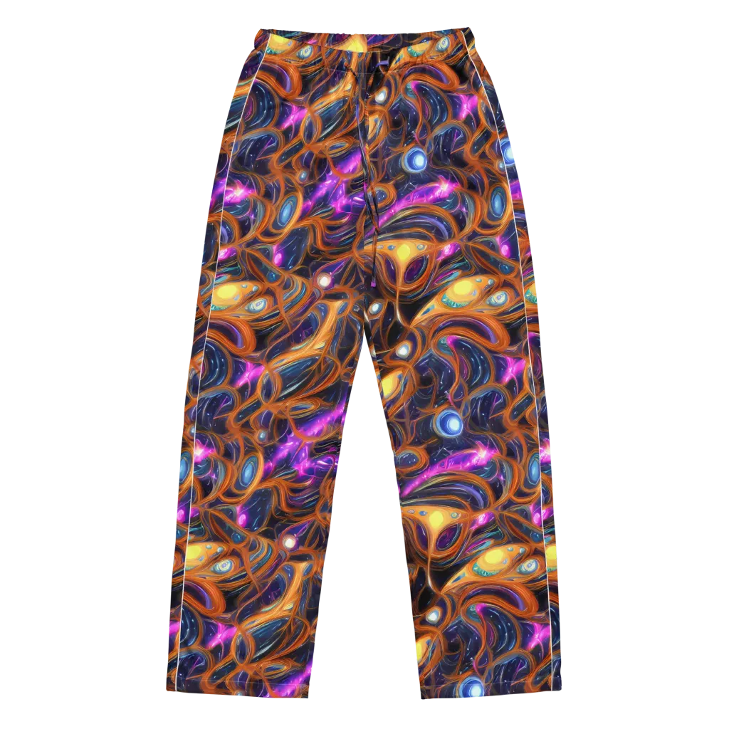 Magnetic Aurora on Women's Pajama Pants — Front