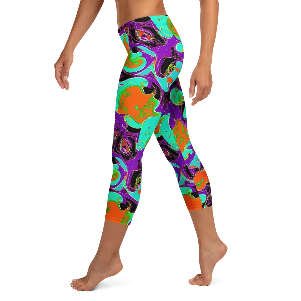 Molten Playroom on Capri Leggings — Left