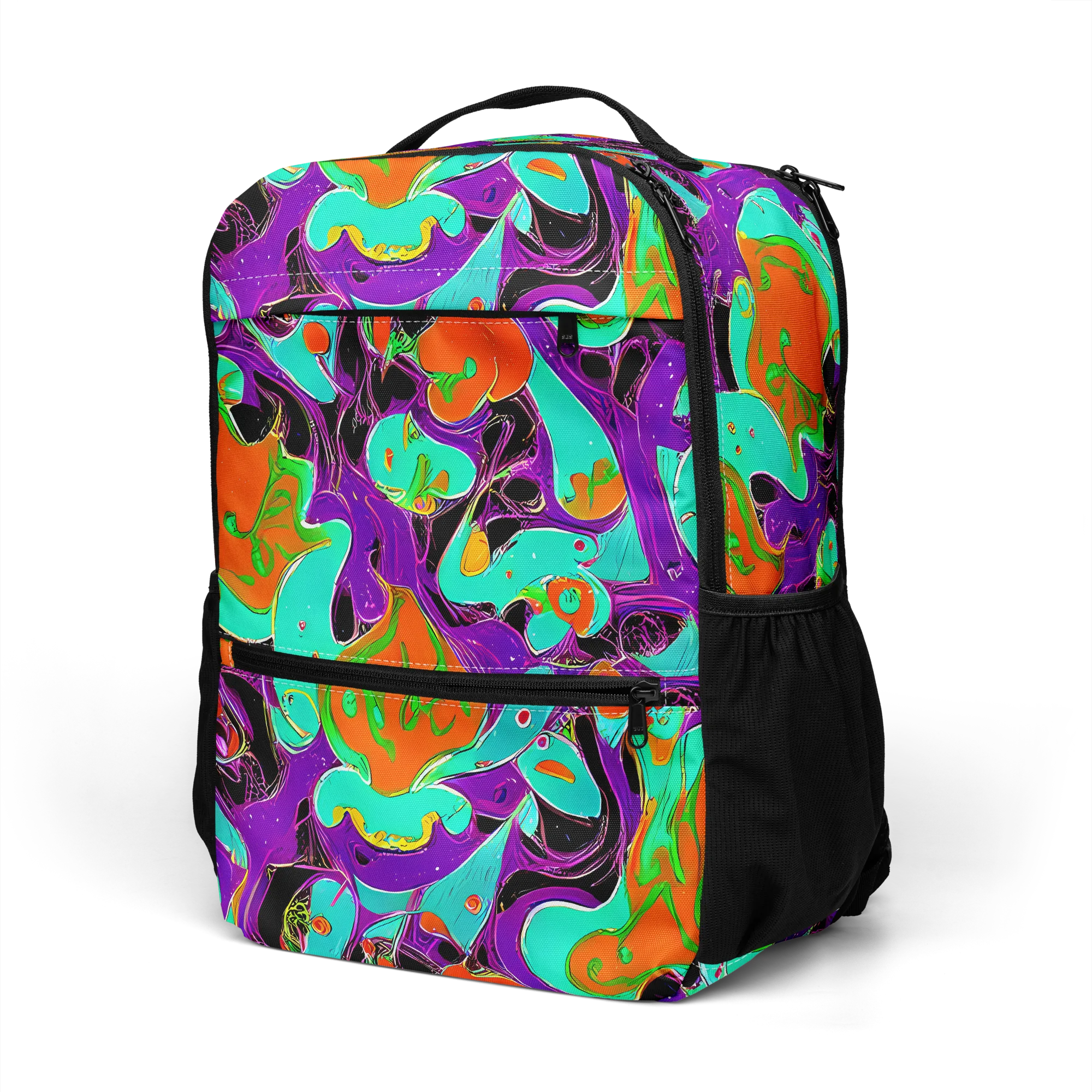 Molten Playroom on Utility Backpack — Left Front