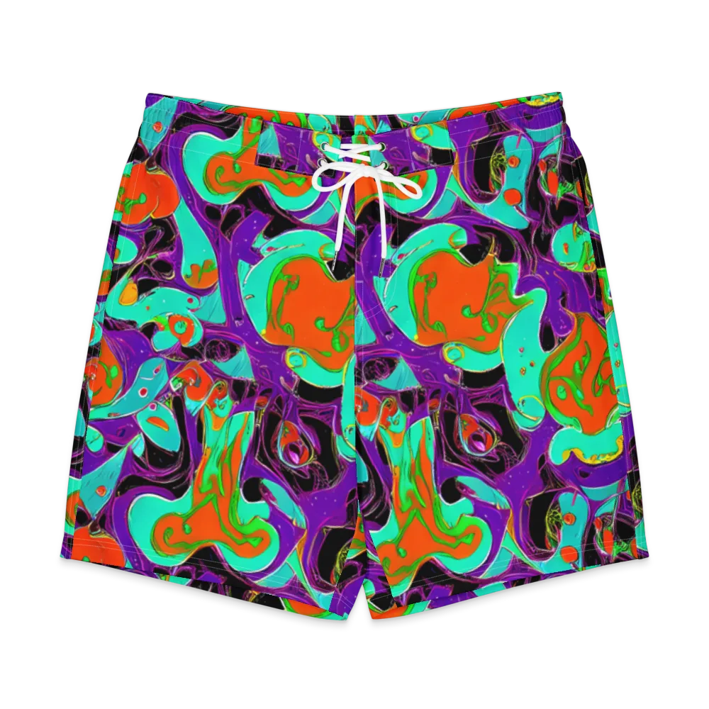 Molten Playroom on Men's Board Shorts — Front