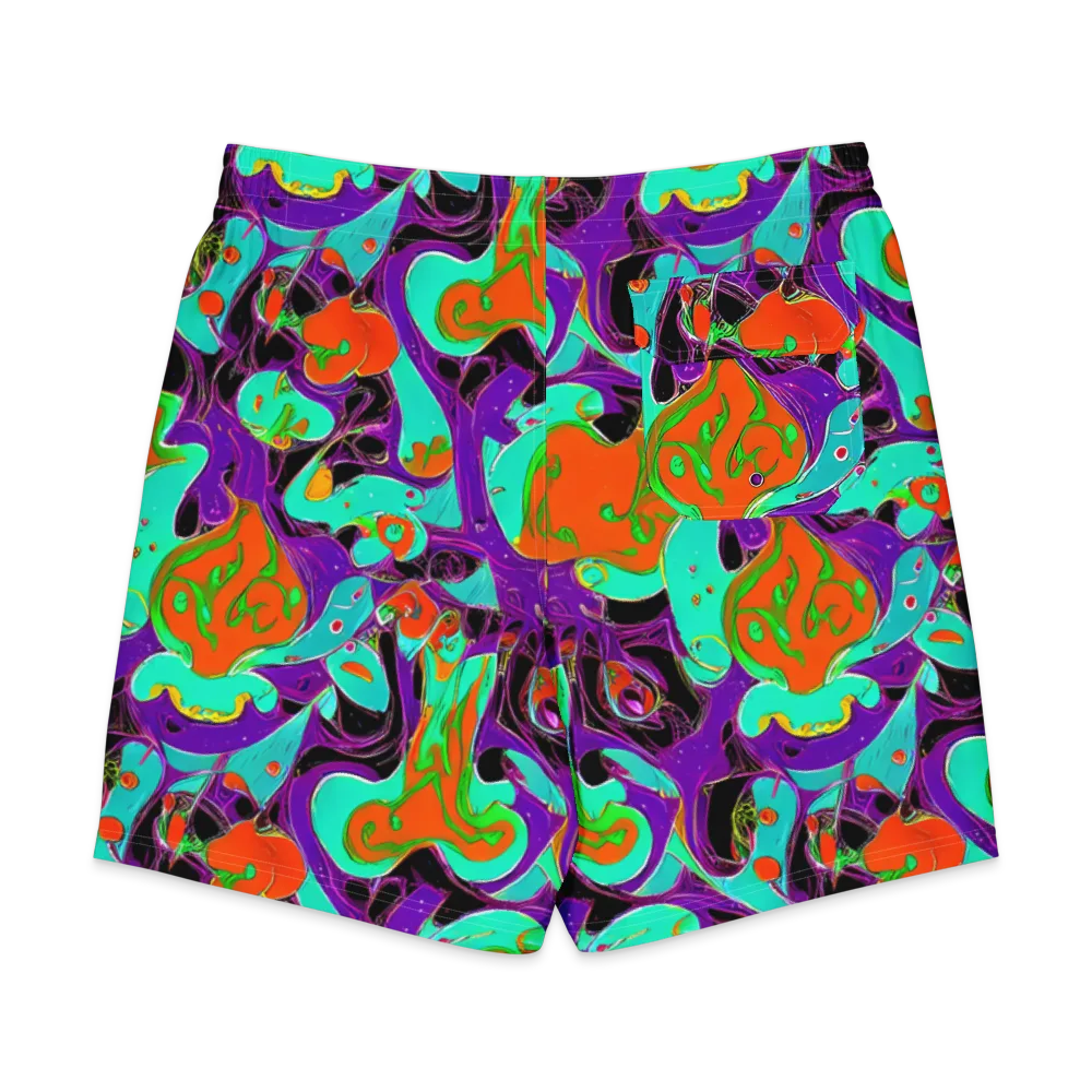 Molten Playroom on Men's Board Shorts — Back