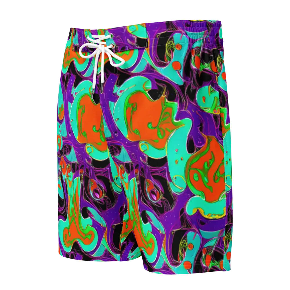 Molten Playroom on Men's Board Shorts — Front