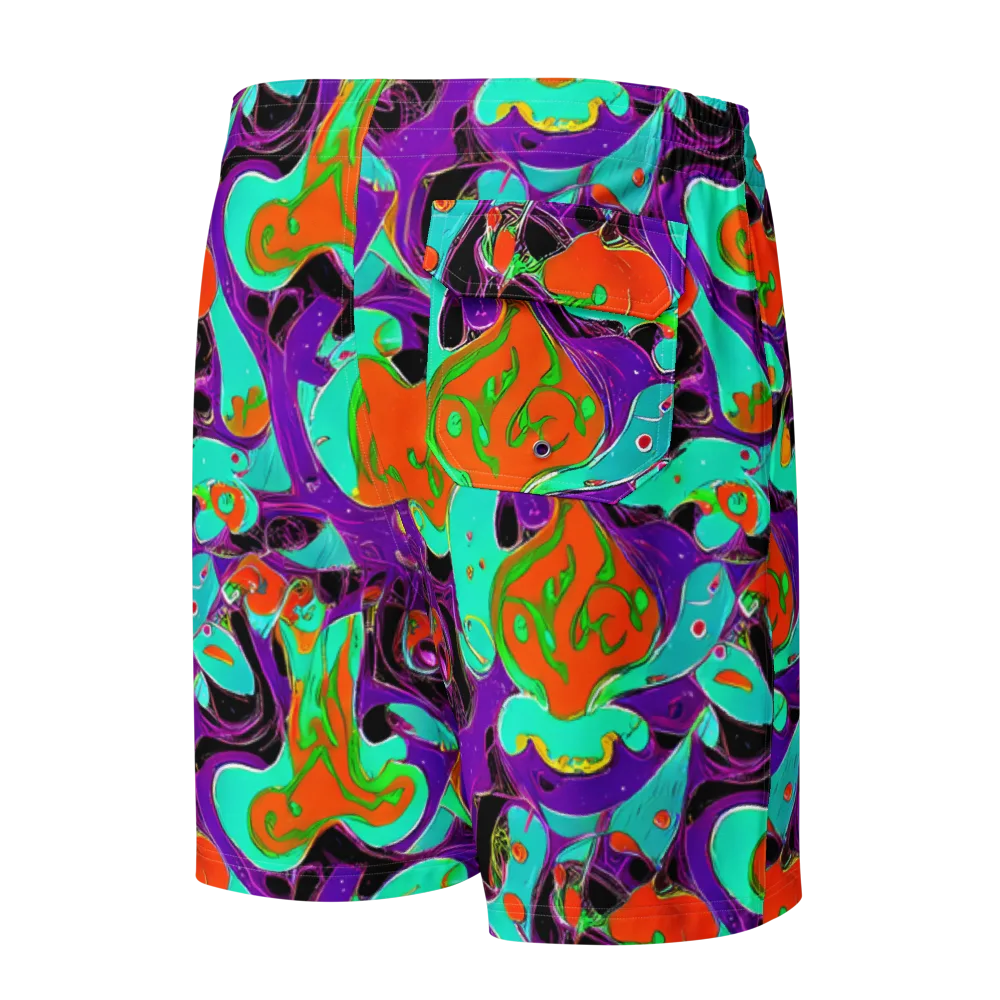 Molten Playroom on Men's Board Shorts — Back