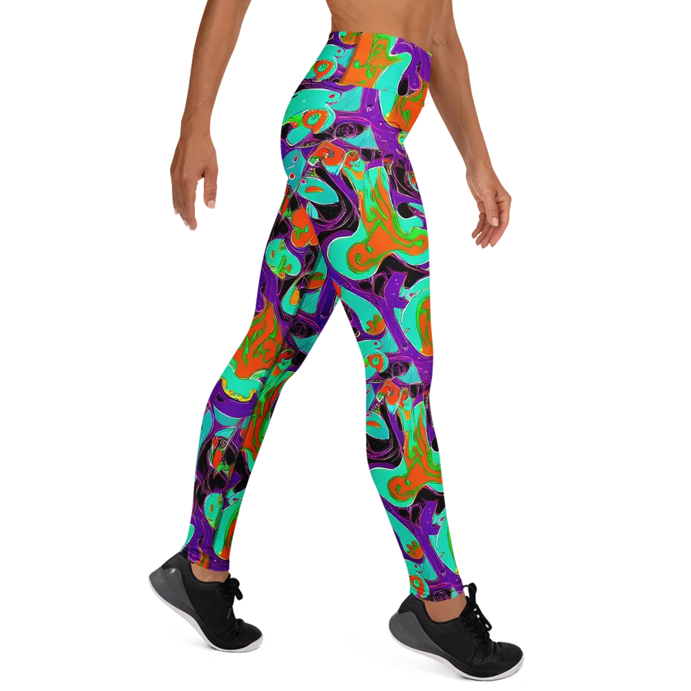 Molten Playroom on Yoga Leggings — Right