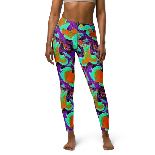 Molten Playroom on a Yoga Leggings