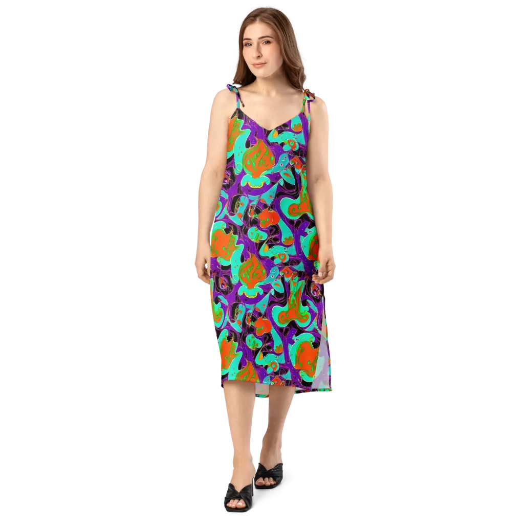 Molten Playroom on Slip Dress — Front