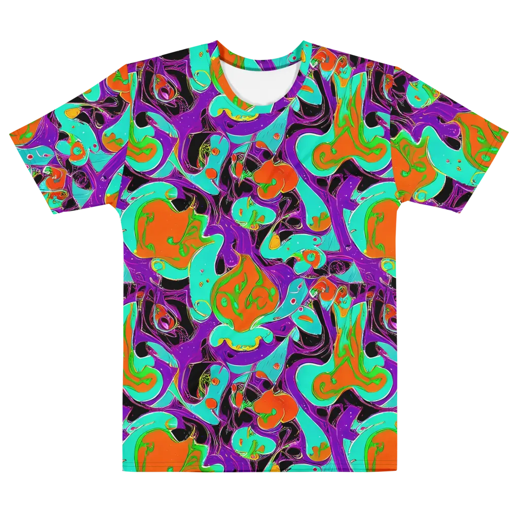 Molten Playroom on Men's Cotton Crew Neck T-Shirt — Front