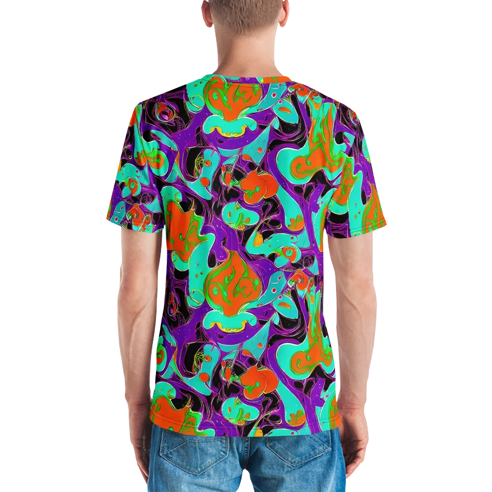 Molten Playroom on Men's Crew Neck T-Shirt — Back