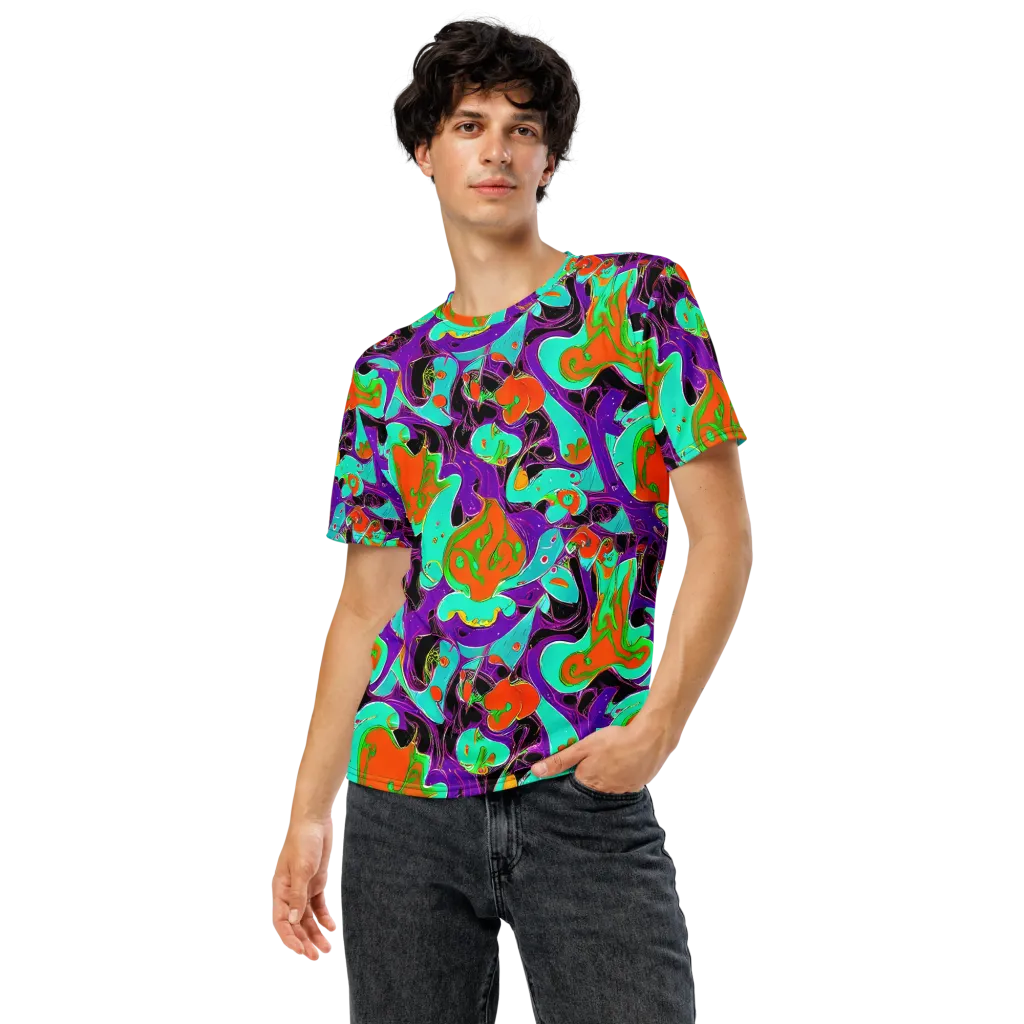 Molten Playroom on Men's Crew Neck T-Shirt — Front