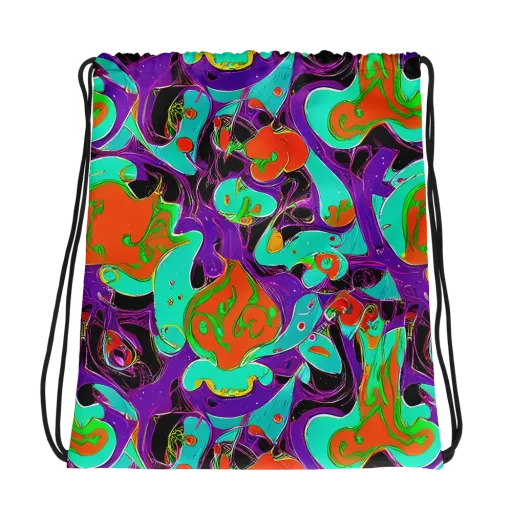 Molten Playroom on a Drawstring Bag