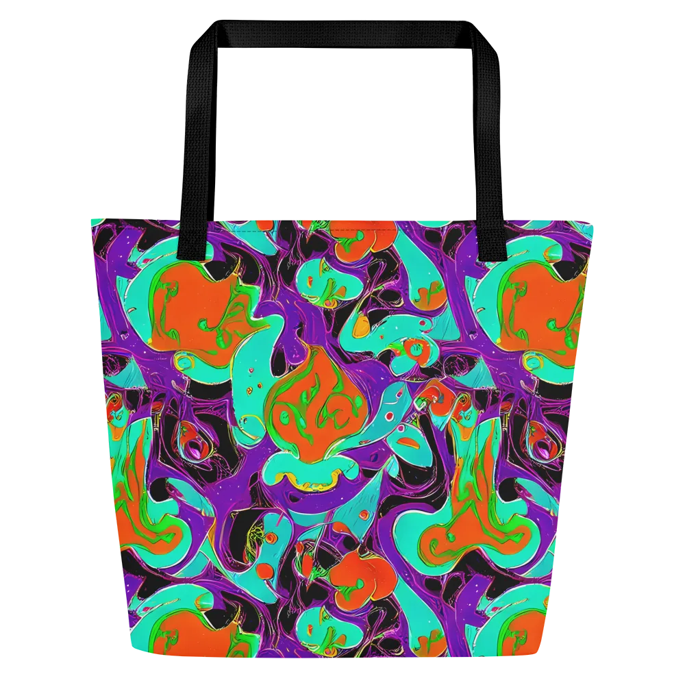 Molten Playroom on Large Tote Bag W/ Pocket — Front
