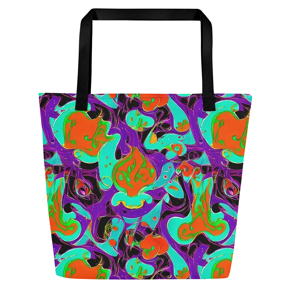 Molten Playroom on Large Tote Bag W/ Pocket — Front