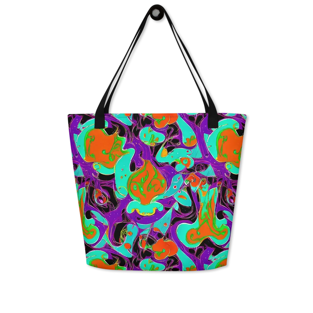 Molten Playroom on Large Tote Bag W/ Pocket — Front