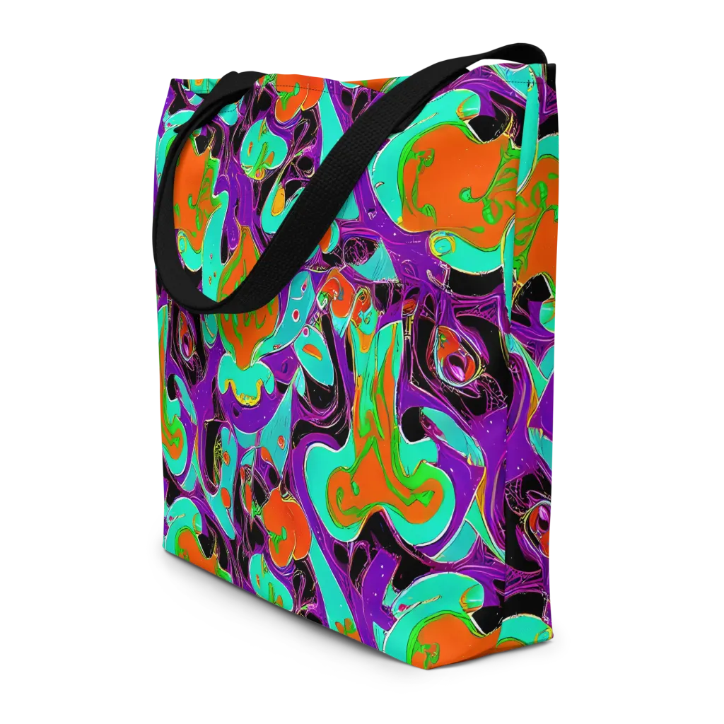 Molten Playroom on Large Tote Bag W/ Pocket — Front