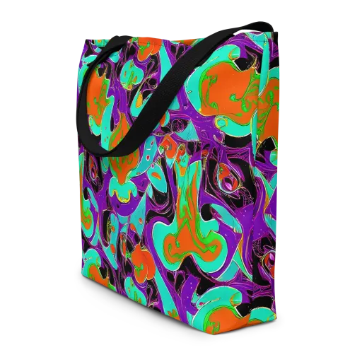 Molten Playroom on a Large Tote Bag W/ Pocket