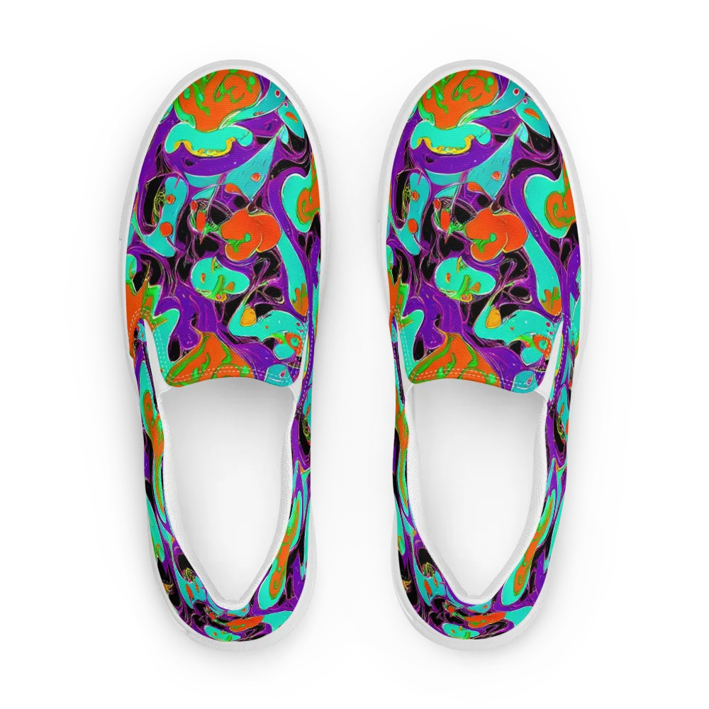Molten Playroom on Women's Slip-On Canvas Shoes — Front