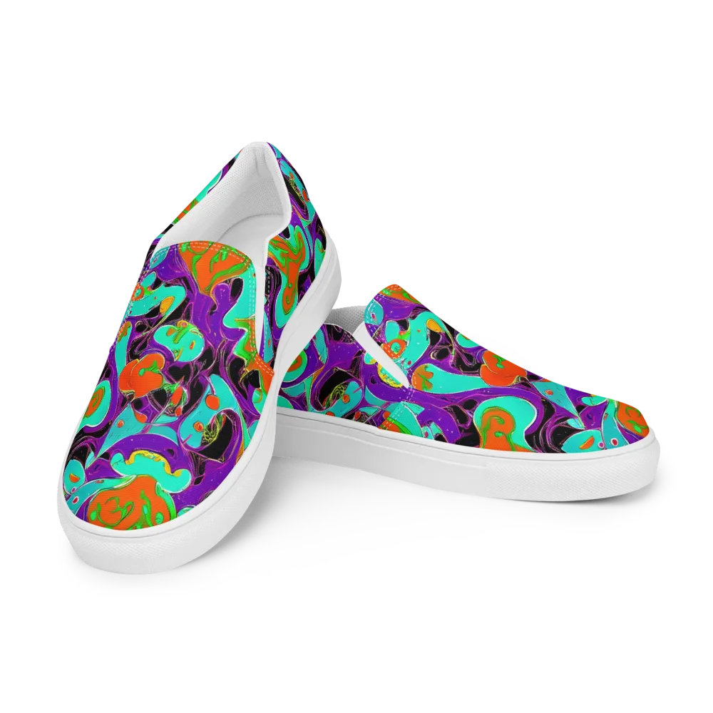 Molten Playroom on Women's Slip-On Canvas Shoes — Left Front