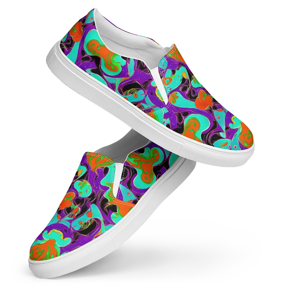 Molten Playroom on Women's Slip-On Canvas Shoes — Front