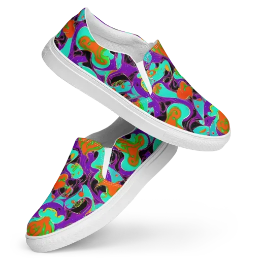Molten Playroom on a Women's Slip-On Canvas Shoes