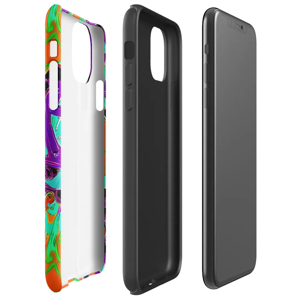 Molten Playroom on Tough Case for iPhone® — Right