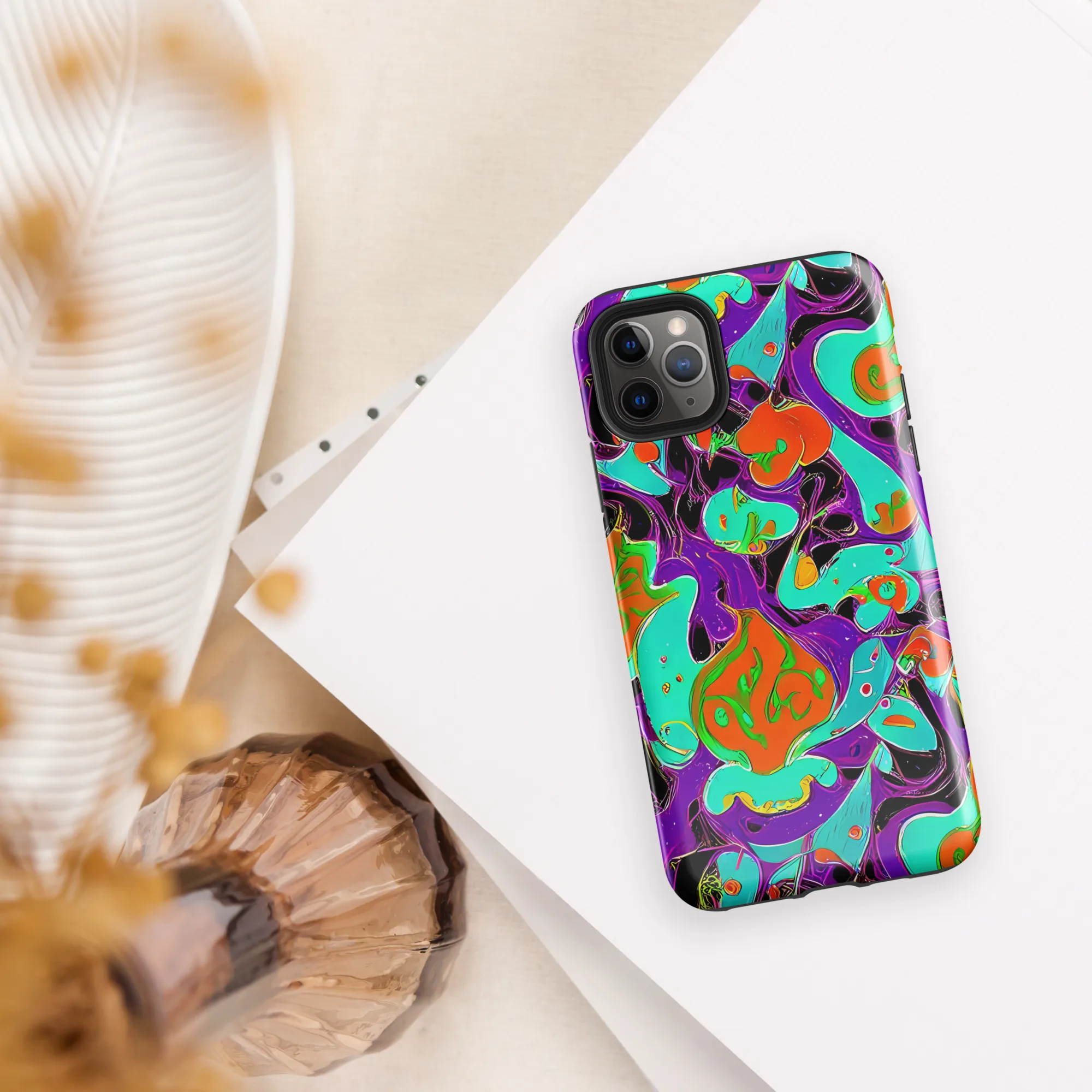 Molten Playroom on Tough Case for iPhone® — Front