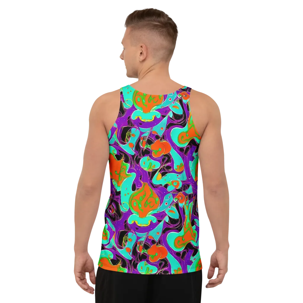 Molten Playroom on Men's Tank Top — Back