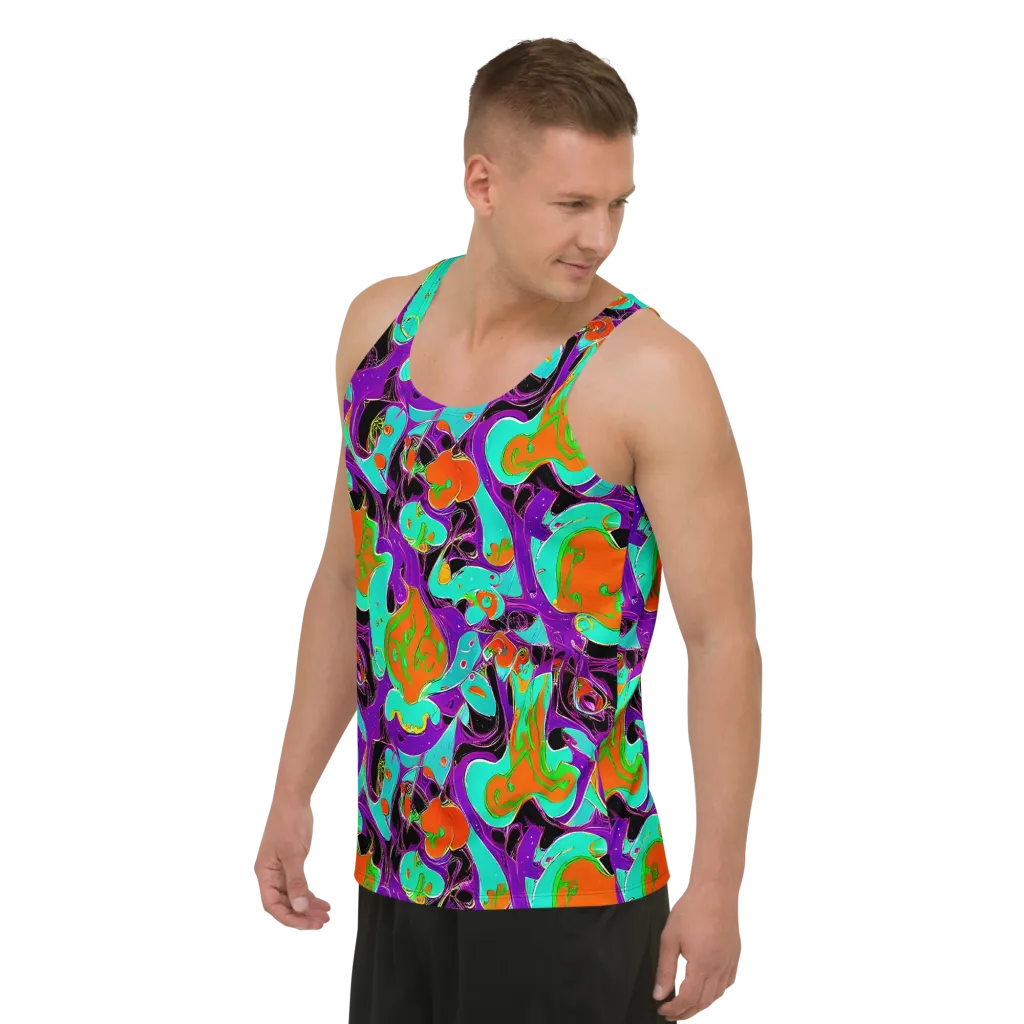Molten Playroom on Men's Tank Top — Left Front