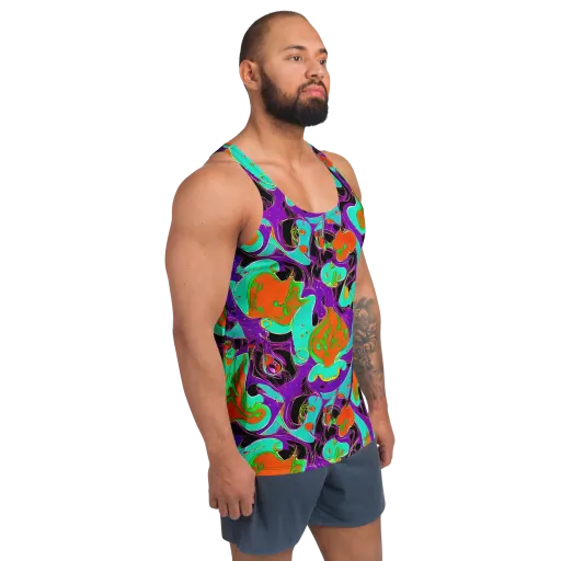 Molten Playroom on a Men's Tank Top