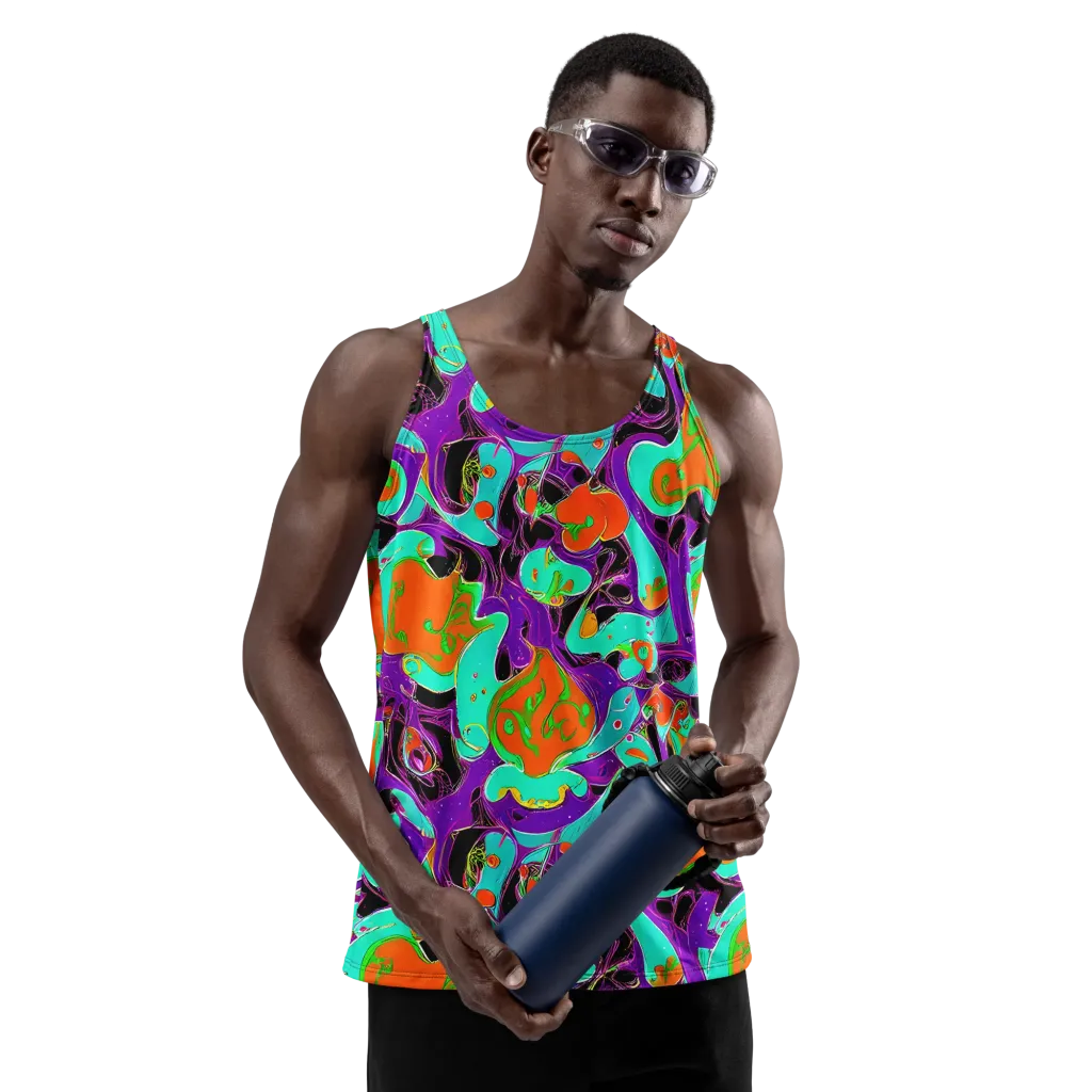 Molten Playroom on Men's Tank Top — Front