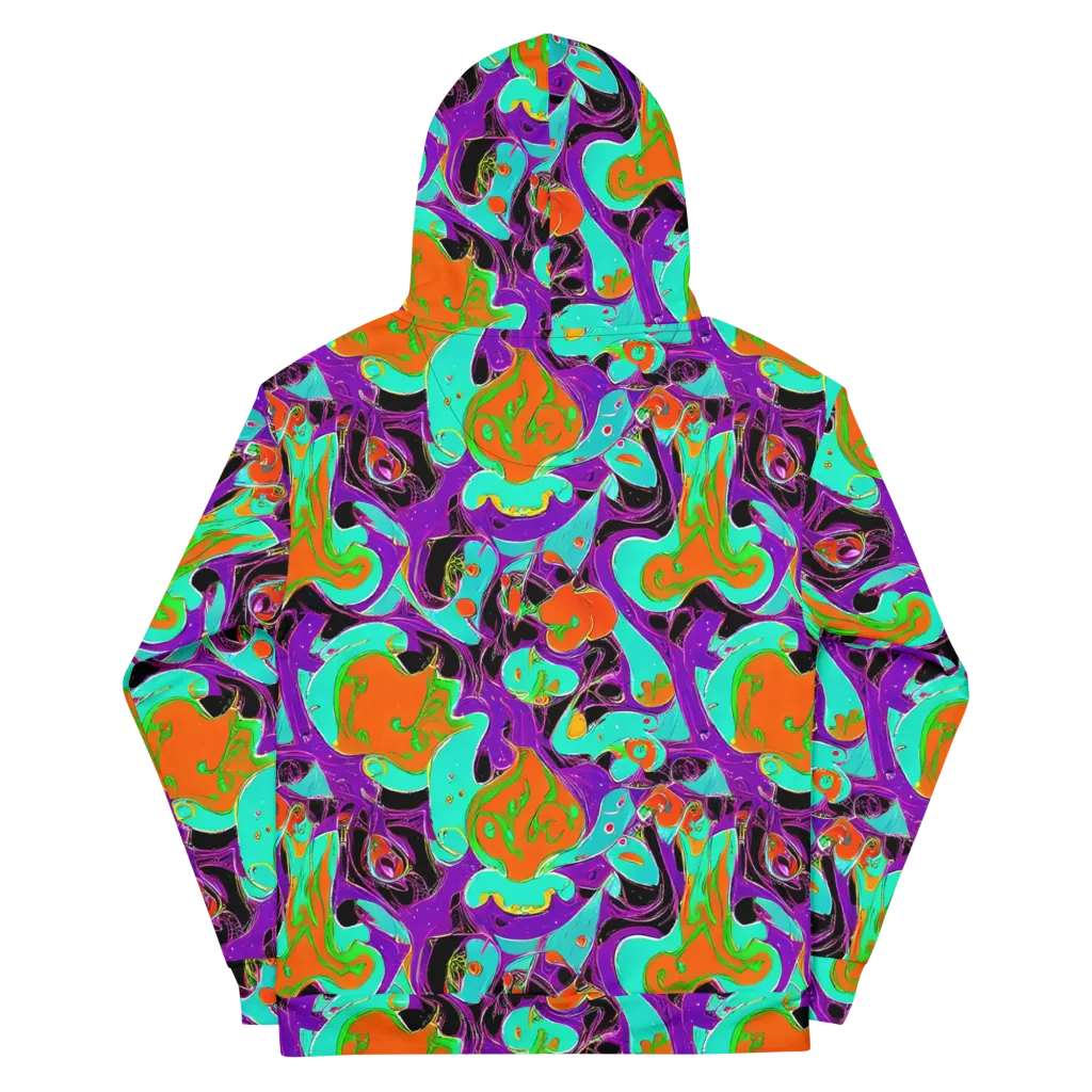 Molten Playroom on Cotton Hoodie — Back
