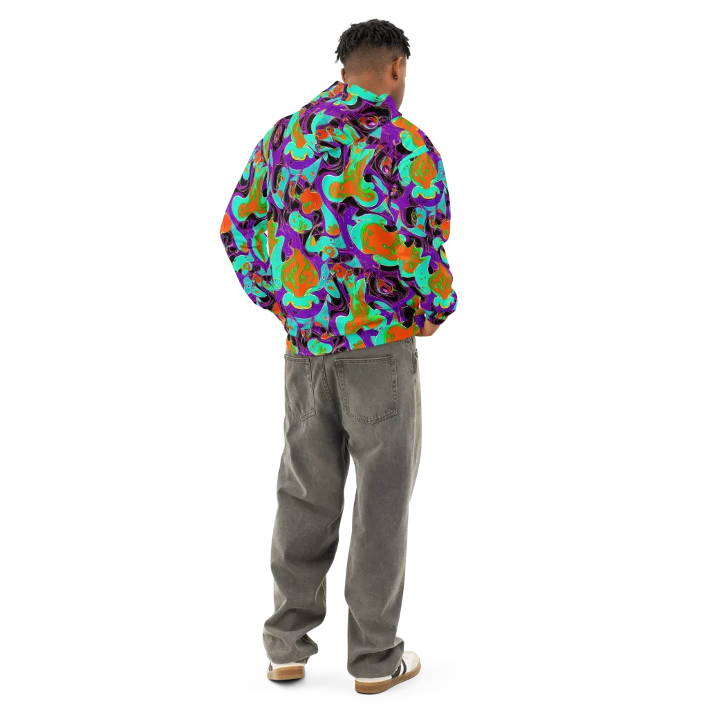 Molten Playroom on Cotton Hoodie — Back